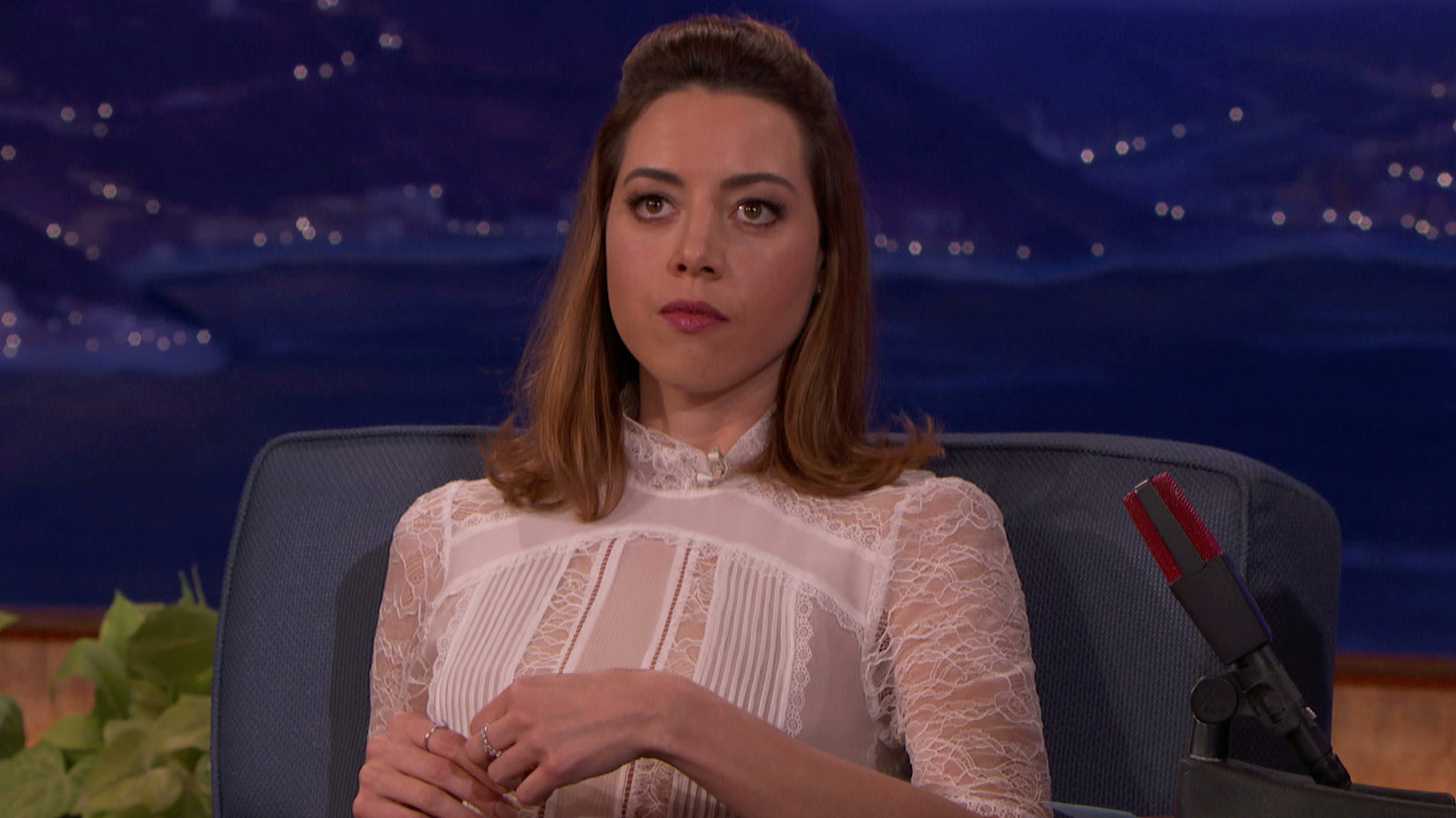 Aubrey Plaza & Conan's Erotic Goodbye