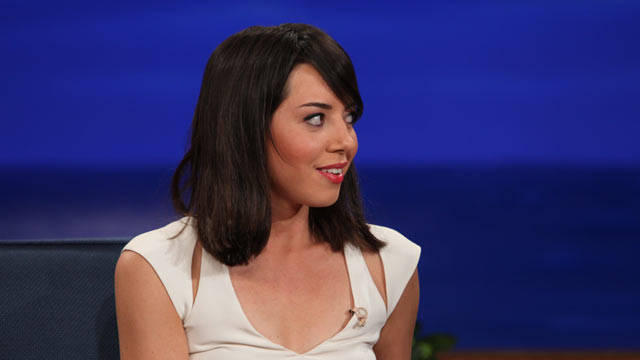 Aubrey Plaza & Conan's Erotic Goodbye